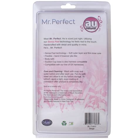 mr perfect dildo|Amazon.com: Blush Novelties Au Naturel Mister Perfect 8.5 Inch ...